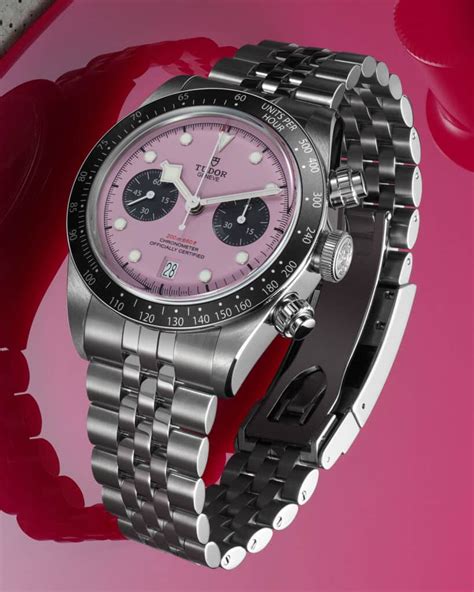 Tudor Surprises with a Pink Black Bay Chrono 